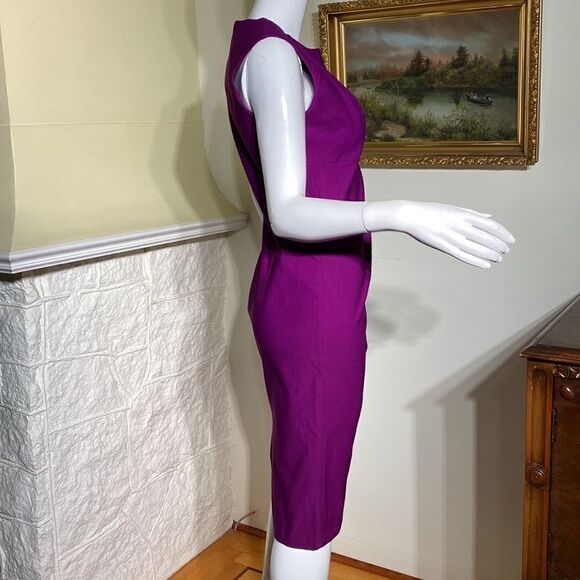 Voodoo Vixen Claudette Retro Pin Up Style Pencil Wiggle Sleeveless Dress - Picture 5 of 12